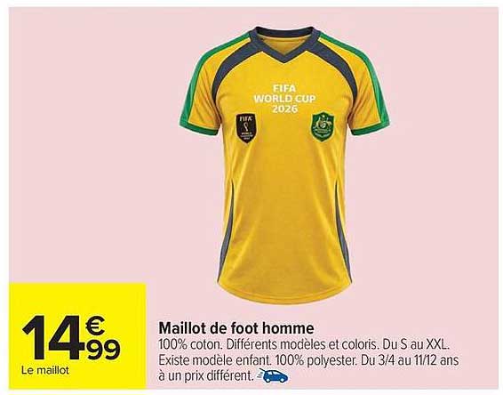 Maillot de foot homme