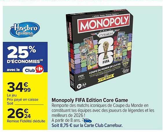 Monopoly FIFA Edition Core Game