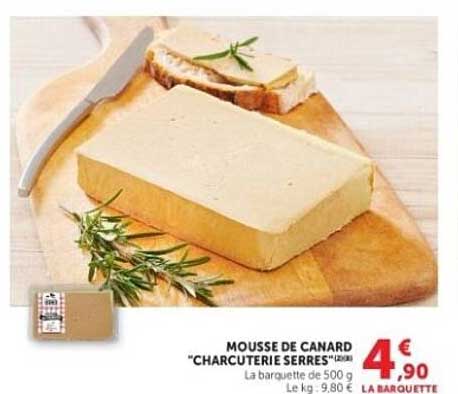 MOUSSE DE CANARD "CHARCUTERIE SERRES"