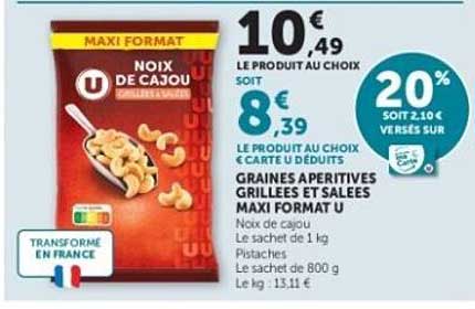 NOIX DE CAJOU MAXI FORMAT