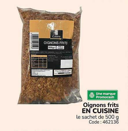 Oignons frits EN CUISINE le sachet de 500 g