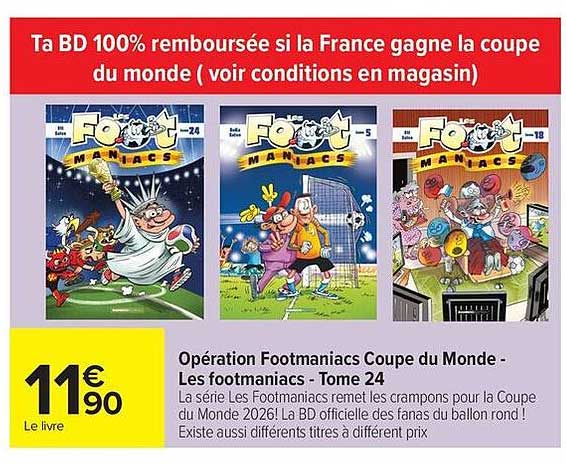 Opération Footmaniacs Coupe du Monde - Les footmaniacs - Tome 24