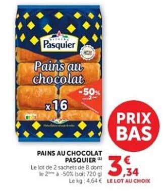 PAINS AU CHOCOLAT PASQUIER