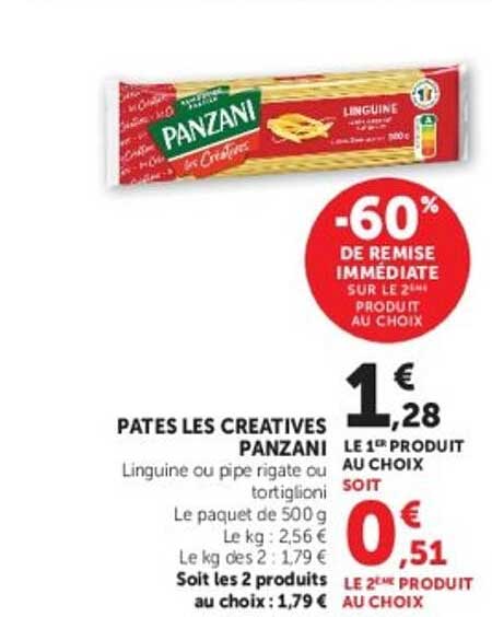 PATES LES CREATIVE PANZANI