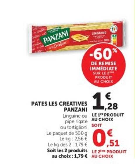PÂTES LES CRÉATIVES PANZANI