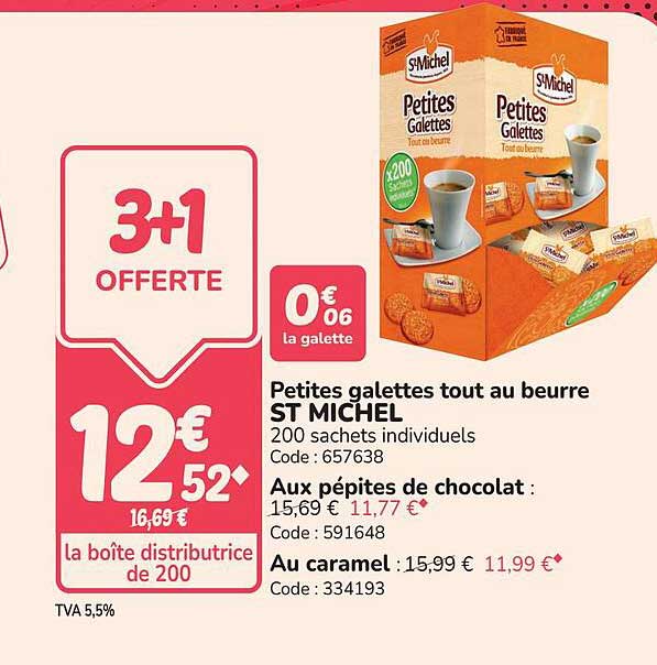 Petites galettes tout au beurre ST MICHEL