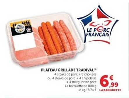PLATEAU GRILLADE TRADIVAL