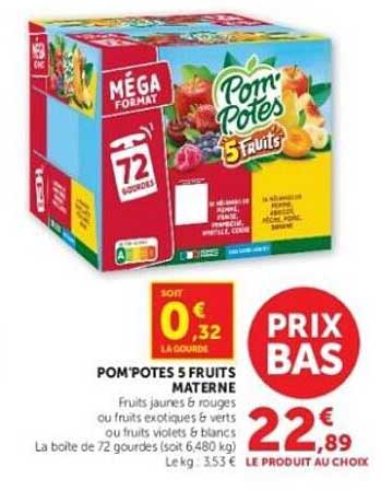 POM’POTES 5 FRUITS MATERN