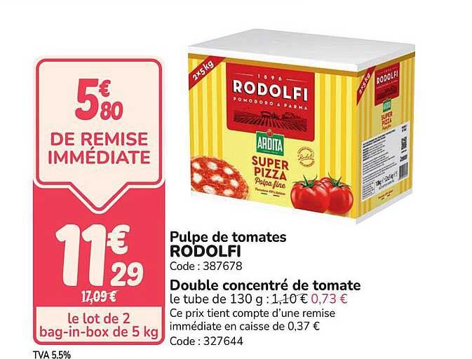 Pulpe de tomates RODOLFI
