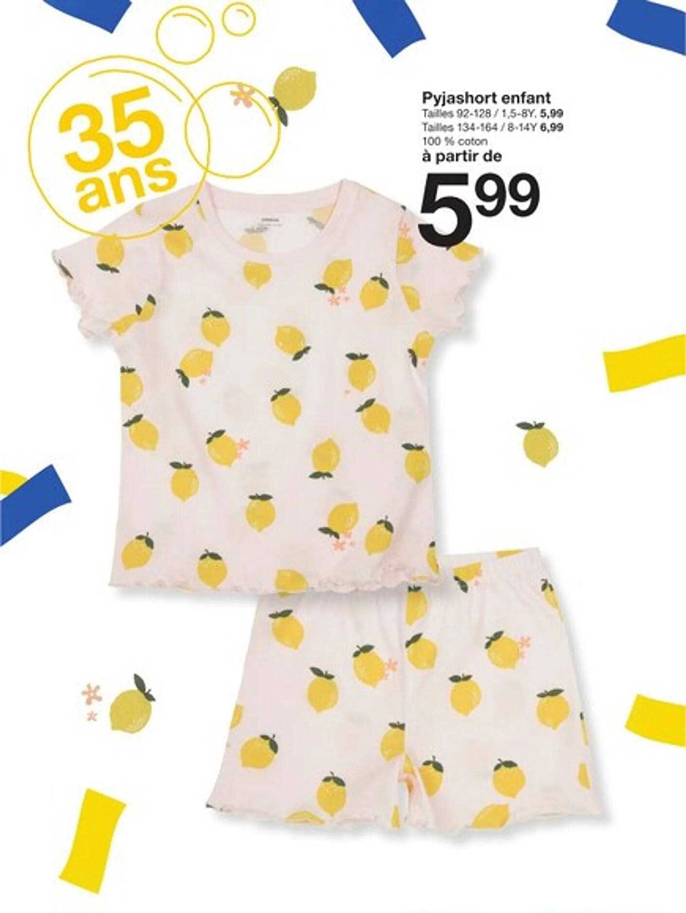 Pyjashort enfant
