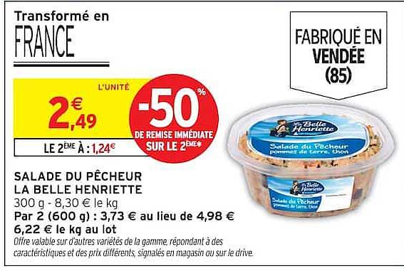SALADE DU PÊCHEUR LA BELLE HENRIETTE