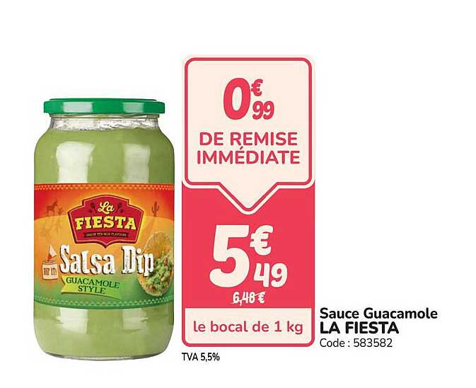 Sauce Guacamole LA FIESTA