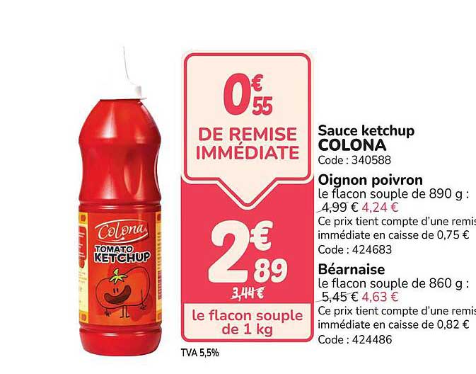 Sauce ketchup COLONA