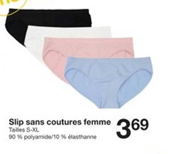 Slip sans coutures femme