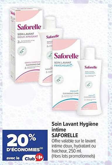 Soin Lavant Hygiène intime SAFORELLE