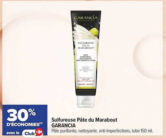Sulfureuse Pâte du Marabout GARANCIA