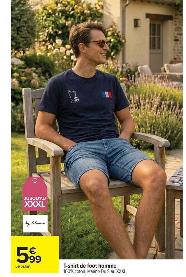 T-shirt de foot homme