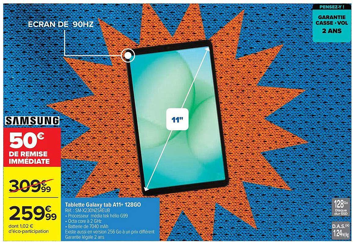 Tablette Galaxy tab A11+ 128GO