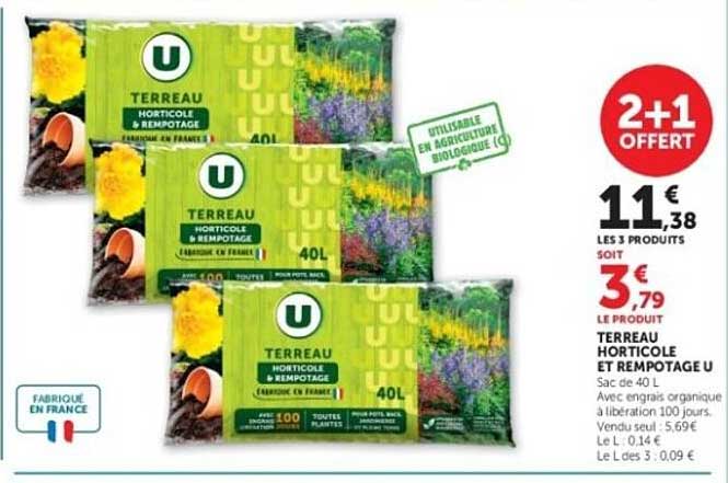 TERREAU HORTICOLE & REPOTAGE