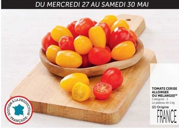 TOMATE CERISE ALLONGEE OU MELANGE