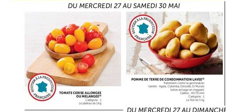 TOMATE CERISE ALLONGEE OU MELANGEE