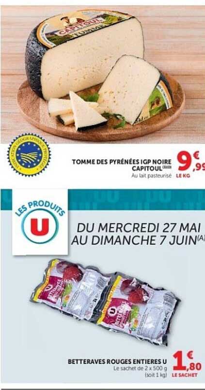TOMME DES PYRÉNÉES IGP NOIRE CAPITOUL