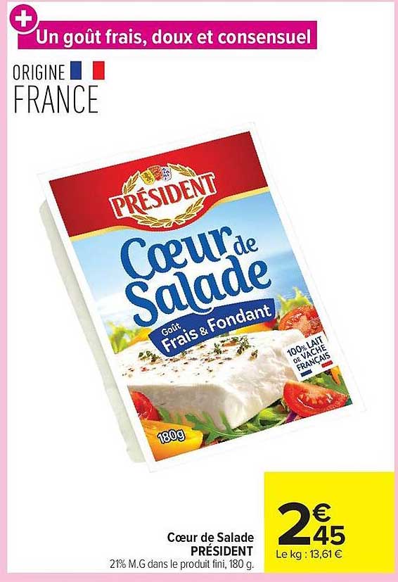 Un goût frais, doux et consensuel