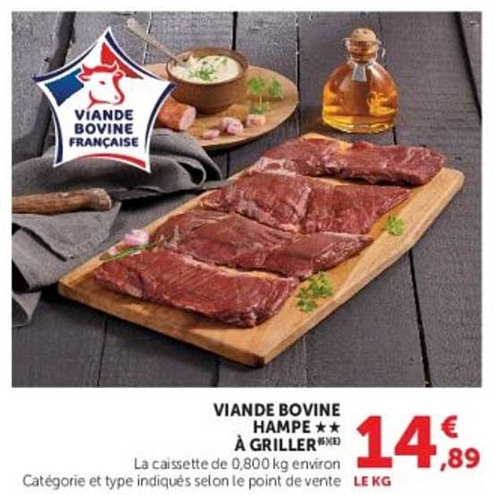 VIANDE BOVINE HAMPE ** À GRILLER