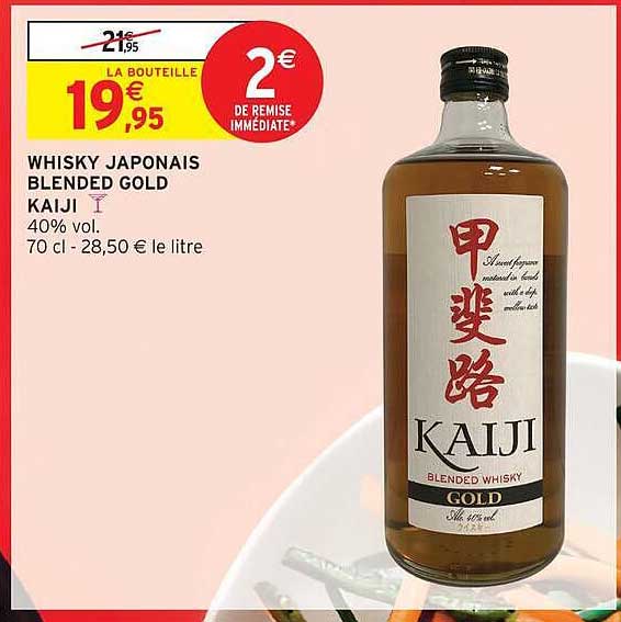 WHISKY JAPONAIS BLENDED GOLD KAIJI