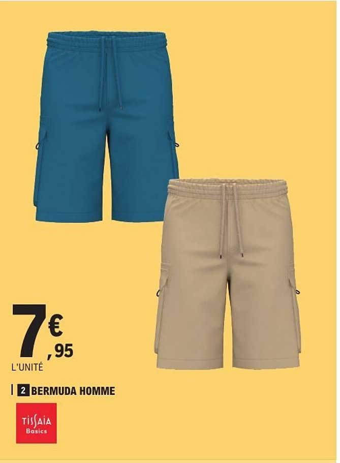 2 BERMUDA HOMME
