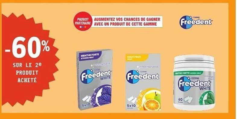 -60% SUR LE 2e PRODUIT ACHETÉ