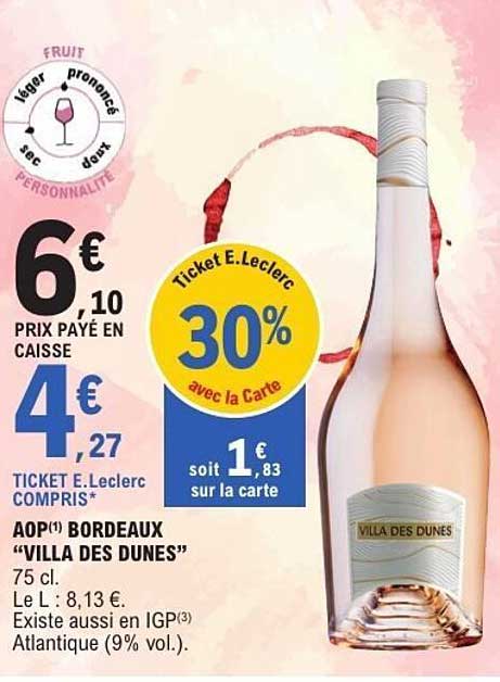 AOP BORDEAUX "VILLA DES DUNES"