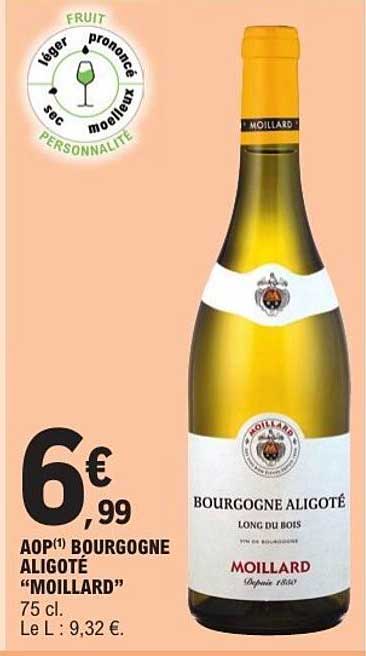 AOP Bourgogne Aligoté "Moillard"