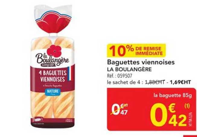 Baguettes viennoises