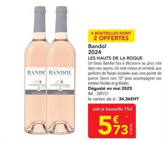 Bandol 2024 LES HAUTS DE LA ROQUE