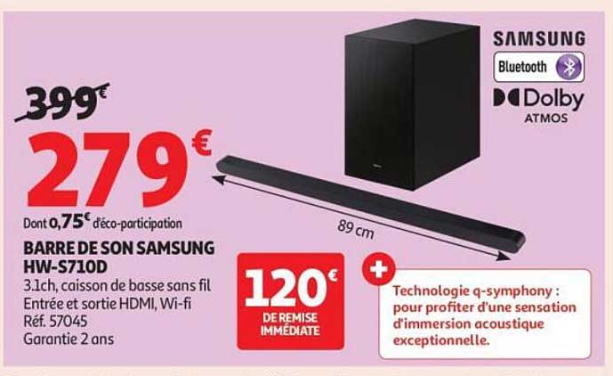 BARRE DE SON SAMSUNG HW-S710D