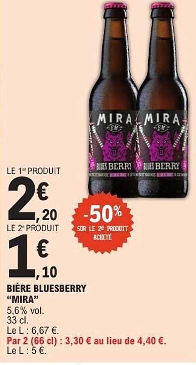 BIÈRE BLUESBERRY “MIRA”