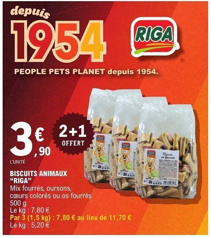 BISCUITS ANIMAUX "RIGA"