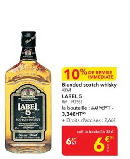 Blended scotch whisky