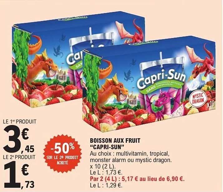 BOISSON AUX FRUIT "CAPRI-SUN"