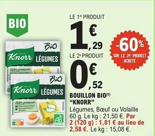 BOUILLON BIO KNORR