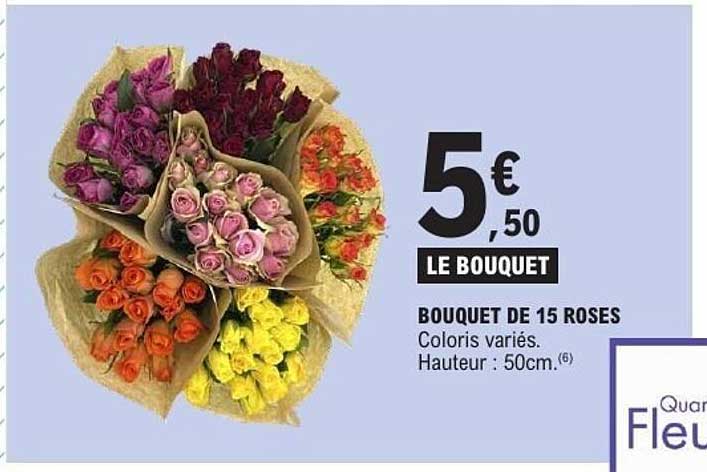BOUQUET DE 15 ROSES