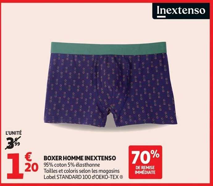 BOXER HOMME INEXTENSO