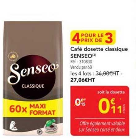 Café dosette classique SENSEO