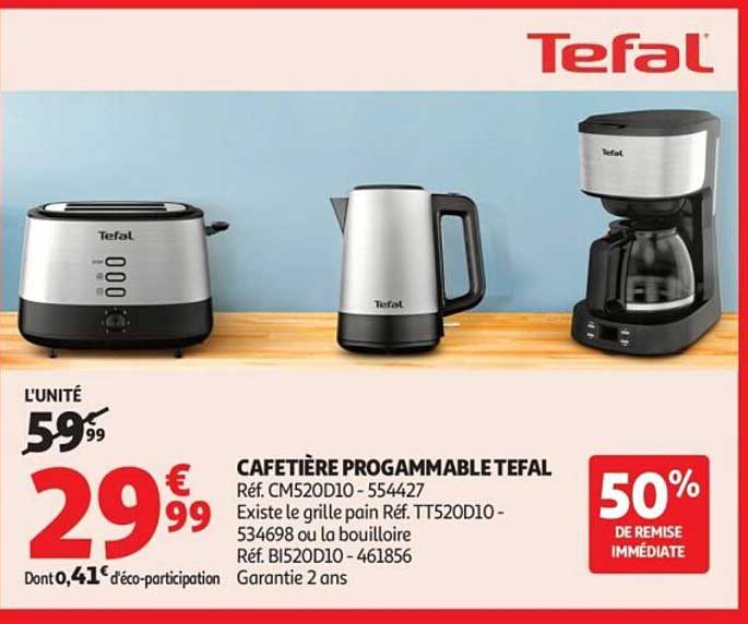 CAFETIÈRE PROGRAMMABLE TEFAL
