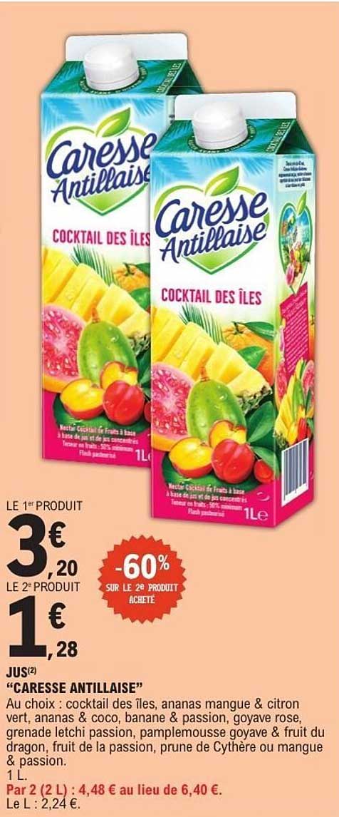 Caresse Antillaise - Cocktail des Îles