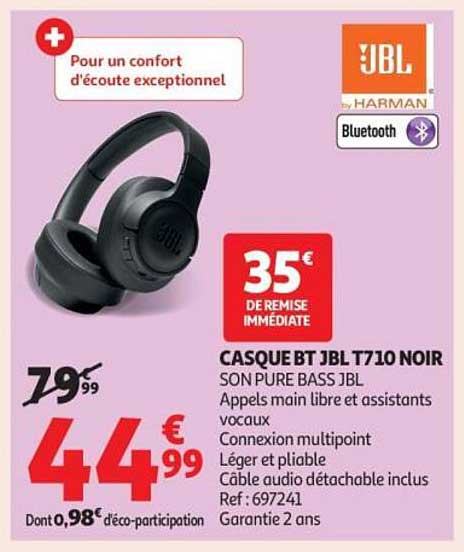 CASQUE BT JBL T710 NOIR
