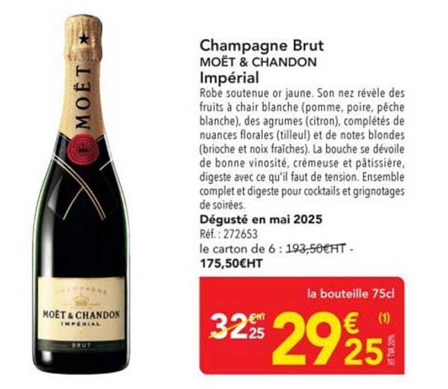 Champagne Brut MOËT & CHANDON Impérial