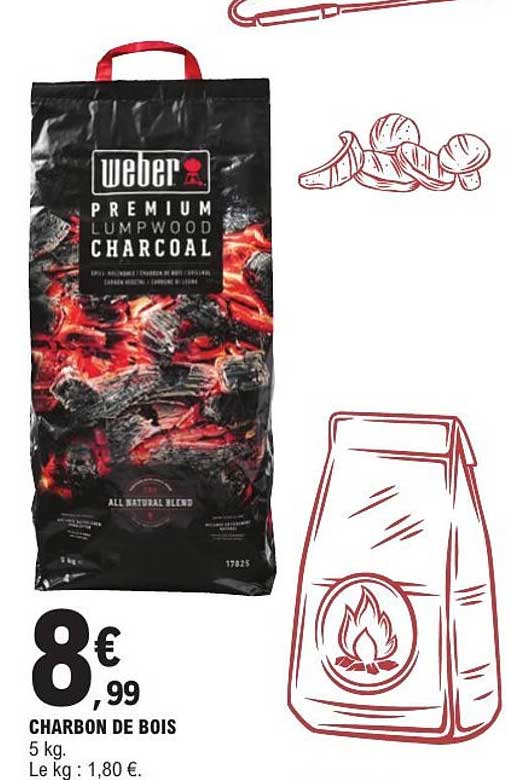 CHARBON DE BOIS 5 KG