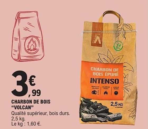 CHARBON DE BOIS “VOLCAN”